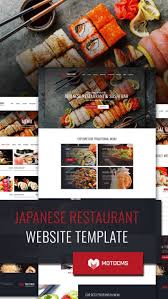 Japanese Restaurant Website Template Motocms Restaurant Website Templates Sushi Restaurants Restaurant Website Design