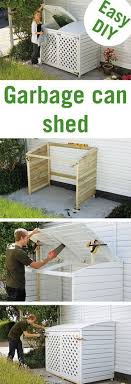 Mulltonnenbox Diy Gartendekoration Diy Gartenprojekte Und Aufbewahrung Garten