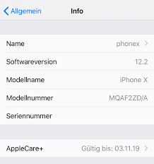ablaufdatum von garantie und applecare steht in den ios einstellungen iphone ticker de