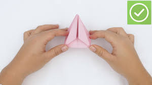 Prop two cards together into an inverted v shape. How To Make A Paper Pyramid 15 Steps With Pictures Wikihow