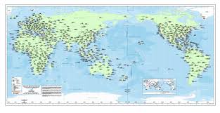 This World Airport Wall Map Is Packed With Nearly 1120 Airports Including Airports In Nearly Every Capital City And Country Ea Map Airport Map World Map Wall