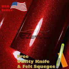 About press copyright contact us creators advertise developers terms privacy policy & safety how youtube works test new features press copyright contact us creators. Gloss Glitter Red Metallic Sparkle Car Vinyl Wrap Sticker Bubble Free Film Sheet Ebay Vinyl Wrap Car Vinyl Wrap Red Metallic
