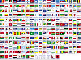 they all use the colors of the various flags they are merely