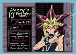 Printable japanese anime greeting cards to make birthday cards, party invitations, and more! Yugi Party Invitation Yu Gi Oh Anime Printable Digital Wedding Card Holder Wedding Cards Party Invitations