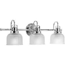 Progress Lighting Archie Collection Three Light Bath Vanity P2992 15 The Home Depot Vanity Lighting Bath Vanity Lighting Bath Light