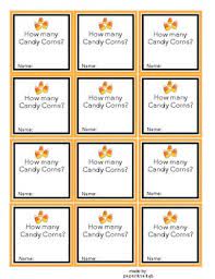 42 views 32 downloads ccss: Halloween Candy Corn Guessing Game Printable Tags By Cindy Barry