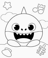 Baby Shark Song Music Do Do Doo Pinkfong Super Simple Raskraska Akulenok Bejbi Shark Shark Coloring Pages Baby Shark Baby Shark Song
