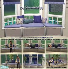 Note You Need To Download Sectional 1 From This Set As This Object Draws The Texture From That File Easy Recolors One Texture Sims 4 Window Seat Sunroom