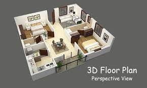 2d Floor Plan 3d And Rendering
