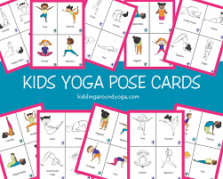 Maybe you would like to learn more about one of these? Kids Yoga Pose Cards Flash Cards Educational Material Printable Kidding Around Yoga Shop