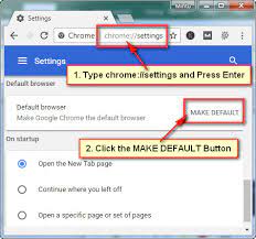 Set chrome as default browser. 3 Easy Ways To Make Google Chrome Default Browser In Windows 7