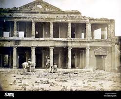 Indian mutiny 1857 lucknow hi-res stock ...