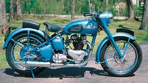 Image result for Blue 1952 Motorcycle