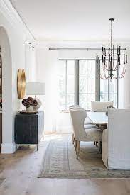 #wml1 wellington medium island light in black. Black Two Tier French Candle Chandelier Over Rectangular Dining Table Transitional Dining Room