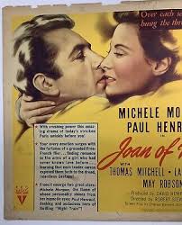 Joan Of Paris 1942 Original Movie Poster Michelle Morgan YeOldePosterCom
