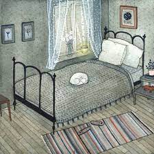 bedroom ベッド イラスト インテリア 装飾 インテリア イラスト