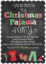 Christmas Pajama Party Chalkboard Invitation Zazzle Com Christmas Pajama Party Christmas Birthday Party Holiday Party Invitations