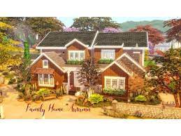 The Sims 4 Family Home Autumn By Isegrimsims Sims House Sims 4 Sims