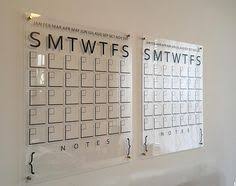 Extra Large Floating Acrylic Calendar Has A Sleek And Modern Design Great Addition To Any Ho Dry Erase Calendar Diy Calendar Dry Erase Dry Erase Wall Calendar