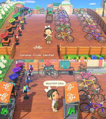 Both pocket camp and new horizons must be linked to the same nintendo account. Welcome To Your Friendly Local Bike Shop Ac Newhorizons Animal Crossing New Animal Crossing Animal Crossing 3ds