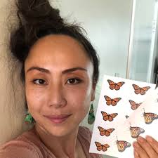 Butterfly Temporary Tattoos 1” x 1.24” by Risa Basile