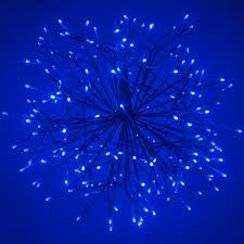 Blue Starburst Lighted Branches With Blue Cool White Led Lights 1 Pc Christmas Lights Etc Starburst Light White Led Lights Lighted Branches