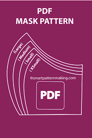 A free printable pdf version of these pattern instructions is available at the bottom of the post. Face Mask Pdf Pattern Download Men Women Mundschutz 4 Sizes Schutzmaske Mascherina 4 Formats Tapa Bocas Combo Digital Pattern Download Easy Face Mask Diy Face Mask Tutorial Free Pdf Sewing Patterns