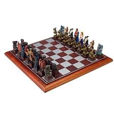 Sterling Games Good Vs Evil Chess Set Beige Chess Set Chess Chess Game Set