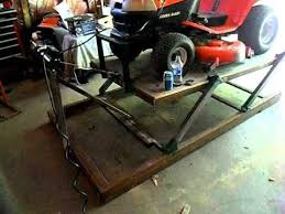 Homemade Lift Table For Atv Snowmobile Motorcycles Riding Tractors Etc Lift Table Diy Table