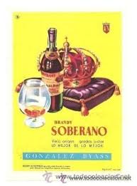 Publicidad De Soberano Gonzalez Byass Anuncio De Brandy Conac Cartel Pequeno Anuncios Publicitarios Anuncios Vintage Carteles Antiguos