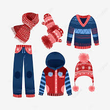 Sesekali bergaya dengan baju sejuk memang 'cun'! Gambar Pakaian Musim Sejuk Berwarna Warni Yang Dilukis Dengan Tangan Sweater Clipart Musim Selendang Png Dan Psd Untuk Muat Turun Percuma