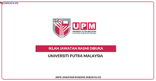 Warganegara malaysia yang berminat bekerja perbadanan usahawan nasional bhd (punb) dan berkelayakan dipelawa untuk memohon sekarang juga. Jawatan Kosong Terkini Universiti Putra Malaysia Upm Pegawai Veterinar Kerja Kosong Kerajaan Swasta