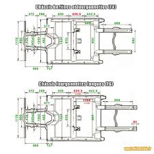 Dimensions Des Chassis De Renault 4 R4 Renault Chassis Voiture 4l Renault
