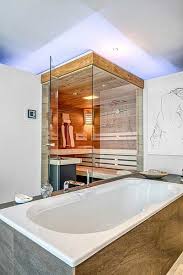 Sauna Im Badezimmer Mit Infrarotstrahler Infrarotstrahler Sauna Saunahaus