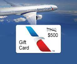 American airlines gift cards are issued by american airlines marketing services, llc (aams). American Airlines Discount Gift Card