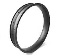 MX6100 - 26 inch beadless 100mm wide 25mm depth fatbike carbon rim - 745g