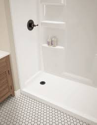Procrylic 60 In X 30 In Shower Surround In White B67513 6030 Wh Delta Faucet