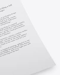 Download A4 Paper Mockup In Stationery Mockups On Yellow Images Object Mockups PSD Mockup Templates