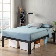 Velez 18 Steel Platform Bed In 2020 Platform Bed Frame Bed Frame Steel Bed Frame