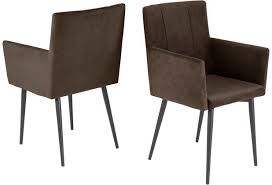 Angebote vom 9.2.2021 um 22:44*. Reality Import Stuhl Monaco Microfaser Samt Dunkelbraun Hertie De