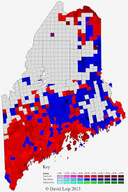 Maine 2012 Presidential Election Results By Town The Atlas Weblog