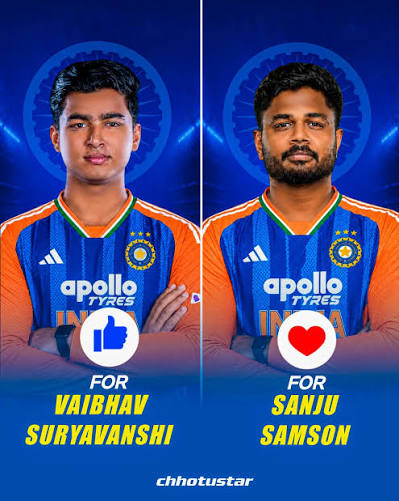 🚨 VAIBHAV SOORYAVANSHI IS MILES AHEAD OF SANJU SAMSON AFTER THEIR FIRST 6 T20I INNINGS! 🔥🇮🇳 The big question now: Who should open for India against Afghanistan—Vaibhav or Samson? 👀 #IndvsAfg #SanjuSamson #VaibhavSooryavanshi