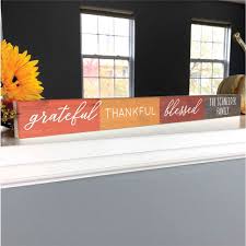 Personalized Grateful Thankful Blessed Skinny Rectangle Table Top Sign Grateful Thankful Blessed Thankful And Blessed Rectangle Table