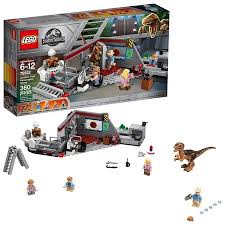 Lego Jurassic World Jurassic Park Velociraptor Chase 75932 Walmart Com In 2020 Lego Jurassic World Lego Jurassic Lego Jurassic Park