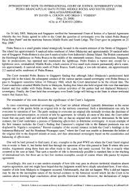 The federal court of malaysia (malay: International Court Of Justice Sovereignty Over Pedra Branca Pulau Batu Puteh Middle Rocks And South Ledge Malaysia Singapore International Legal Materials Cambridge Core