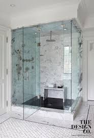 Marble Waterfall Shower Bench Contemporary Bathroom The Design Company Waterfall Shower Shower Bench Home