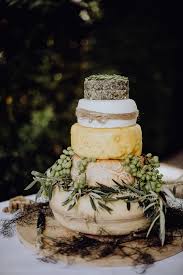 These layer cakes made with cheese wheels. Wedding And Unique Cheese Cakes