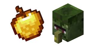 minecraft golden apple and zombie villager golden apple minecraft custom cursor