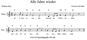 Hey leute, wisst ihr, wie viele weihnachtslieder es gibt? Alle Jahre Wieder Text Noten Download
