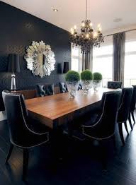 Set of 20 regency period dining chairs with green velvet via 1stdibs.com. Hollywood Regency Style Dining Room Check Out Mood Board Mondays Hollywood Regency Rustic Gl Black Dining Room Dining Room Contemporary Stylish Dining Room